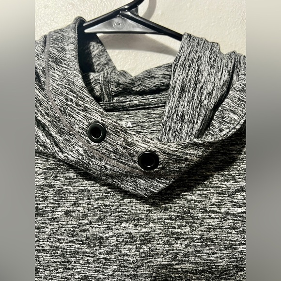 Athleta Uptempo Cowl Neck Heathered Sweatshirt- XS - Picture 6 of 9